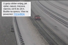 Snijeg zatrpao auto-put u Hrvatskoj, građanima stiglo upozorenje (FOTO)