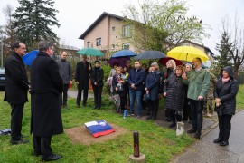 Otkrivena spomen-ploča Marjanu Ristiću, bivšem konzulu Slovenije u ...