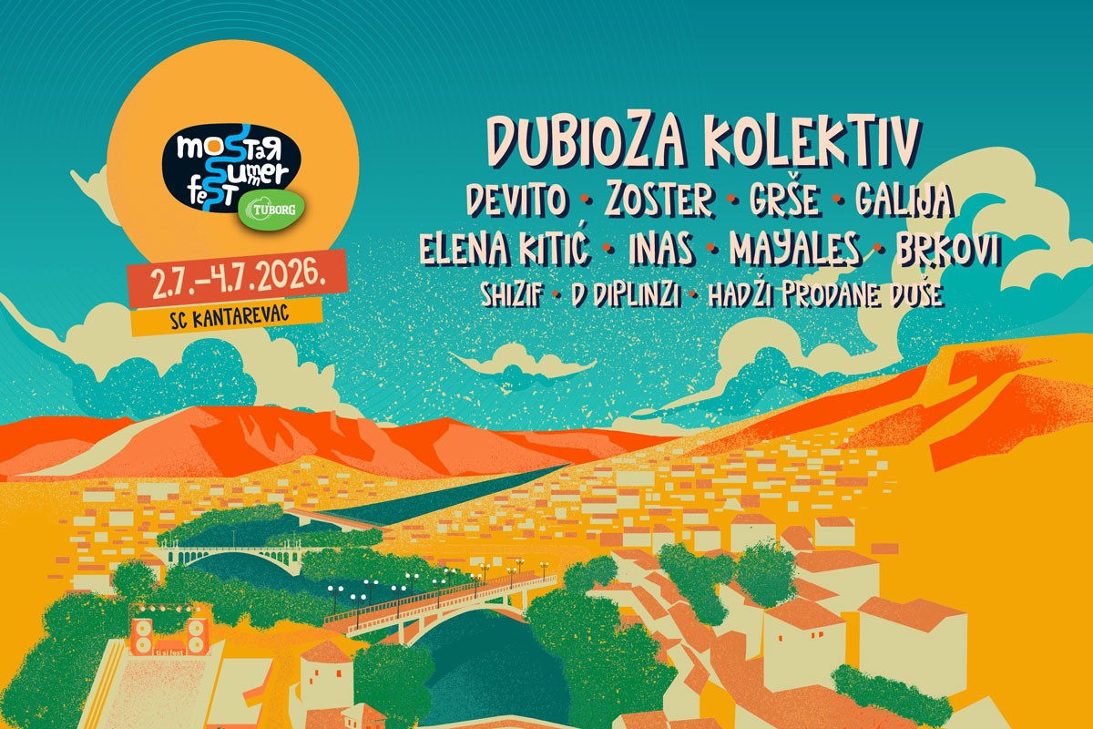 "Mostar Summer Fest" od 2. do 4. jula, stižu domaće i regionalne zvijezde