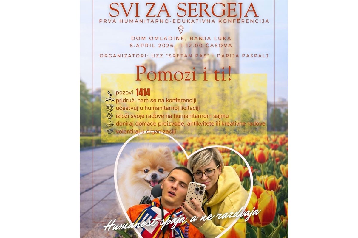 Velika konferencija za pomoć Sergeju Stuparu: "Humanost spaja, a ne razdvaja"