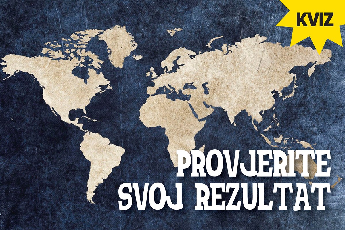 Brzi kviz iz geografije: Možete li imati 10/10?