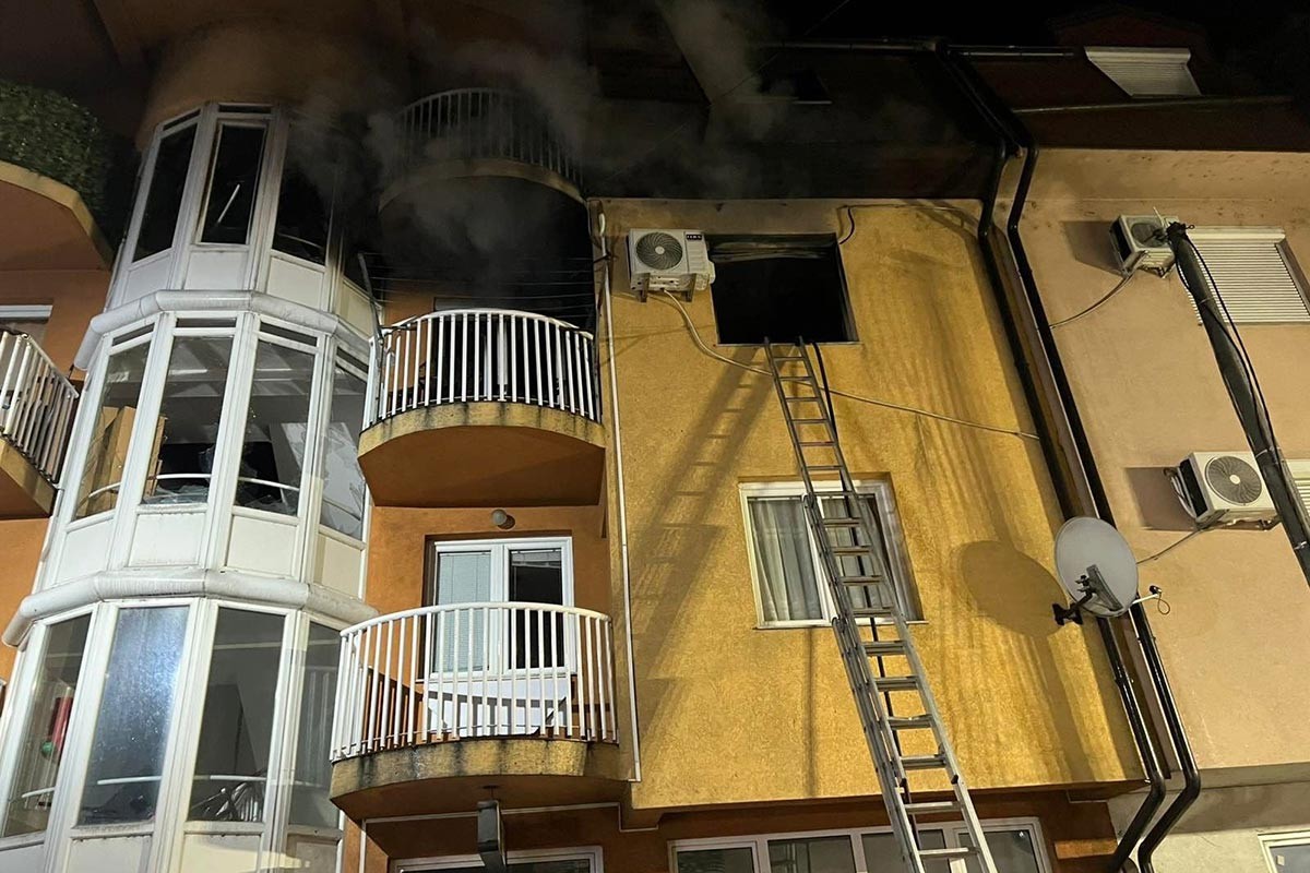 Požar u stanu u Tesliću: Stanari na vrijeme evakuisani