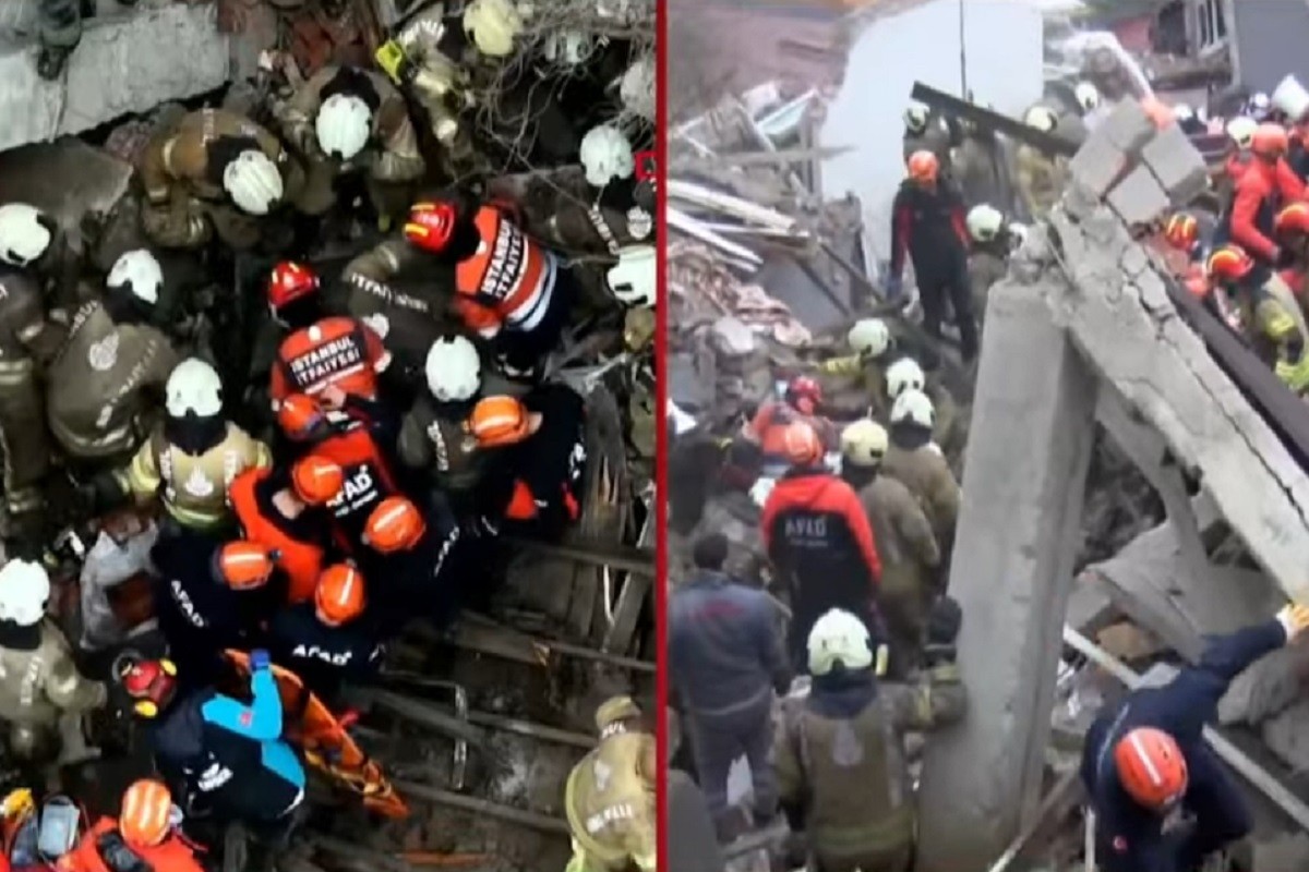 Haos u Istanbulu: Srušile se dvije zgrade (VIDEO)