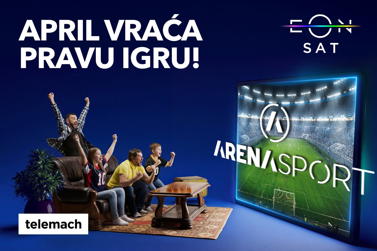 Svi Arena Sport kanali stižu na Telemach BH: Jača ponuda i još bogatiji sportski sadržaj