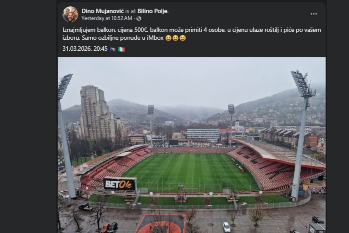 Nudio balkon u Zenici za 500 evra, pa shvatio da je vrag odnio šalu