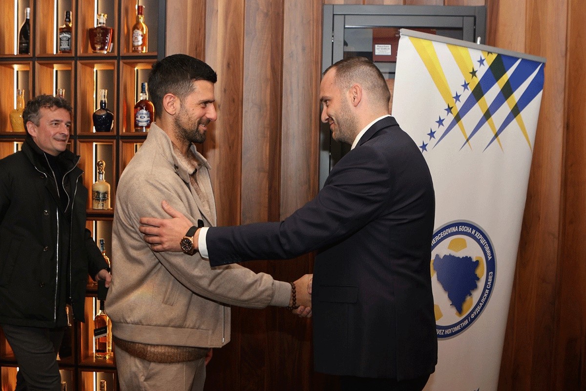 Zeljković ugostio Đokovića, Čeferina i ostale predstavnike UEFA-e (FOTO)