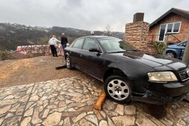 Klizište u banjalučkom naselju Lauš (FOTO)