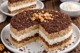 Posna pijesak torta spremna za manje od 30 minuta