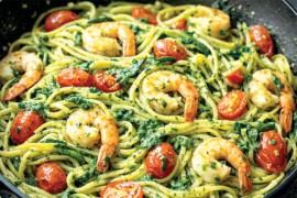 Pasta sa sremušem, paradajzom i gamborima