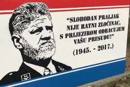 Spriječeno uklanjanje murala Praljku u Mostaru: „Postoji curenje ...