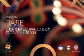 Koncert Nacionalnog ansambla Srbije "Kolo" 17. aprila u Palama