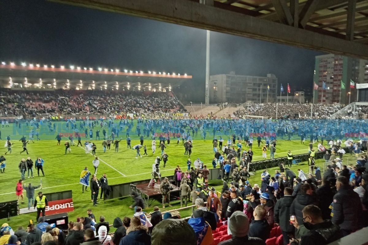 Ludnica u Zenici: BiH drugi put u istoriji na SP (FOTO/VIDEO)