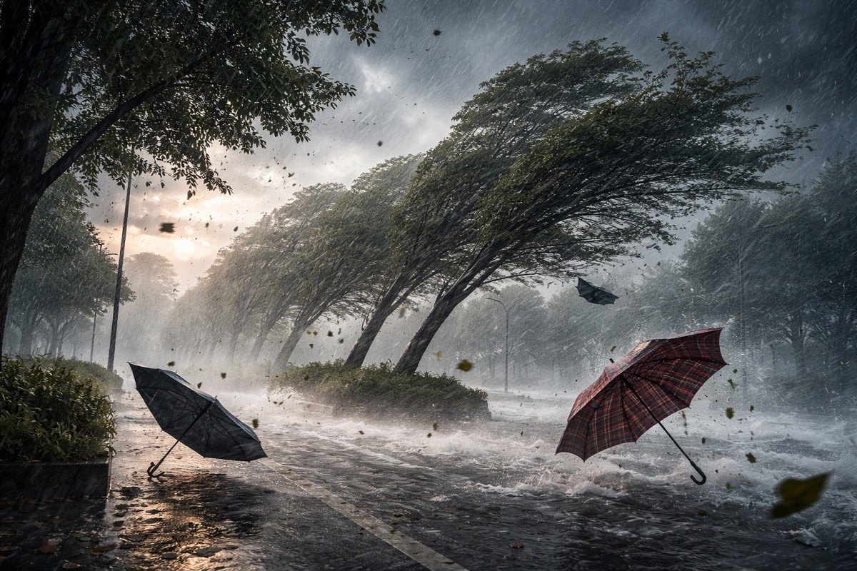 Meteorolozi upozorili na velike padavine i jak vjetar