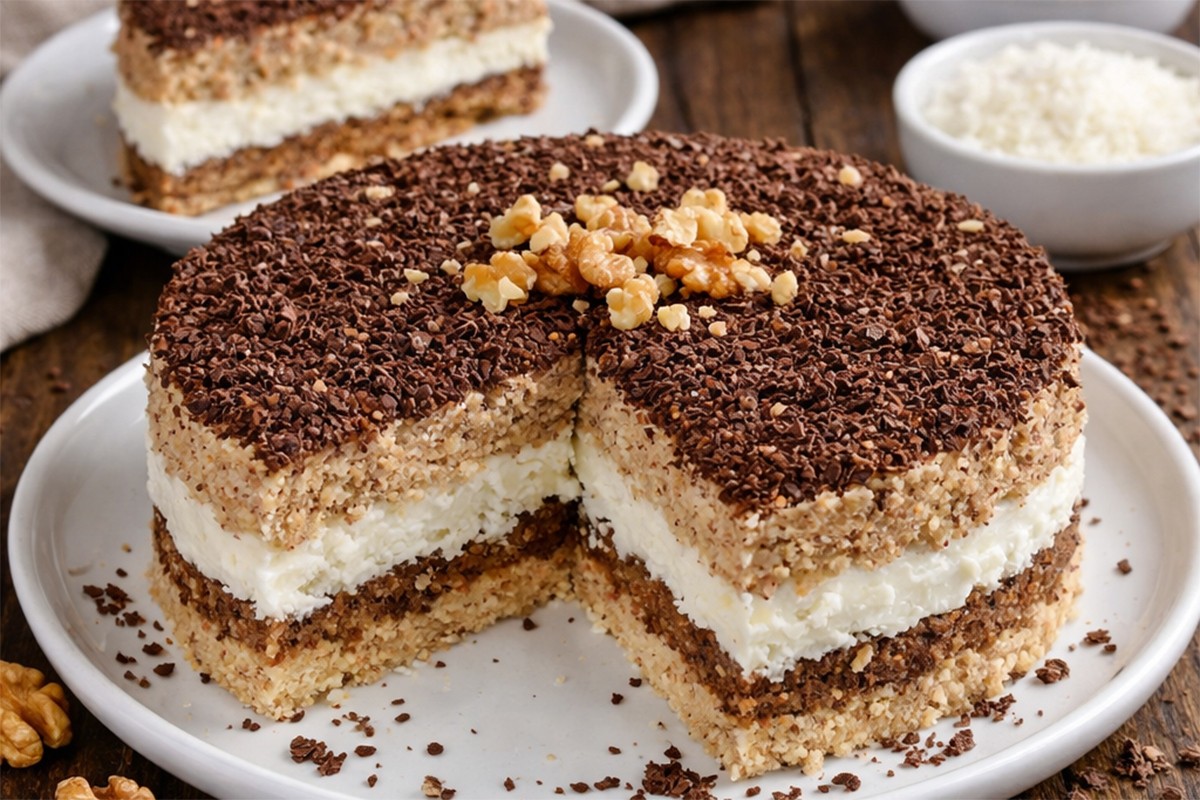 Posna pijesak torta spremna za manje od 30 minuta