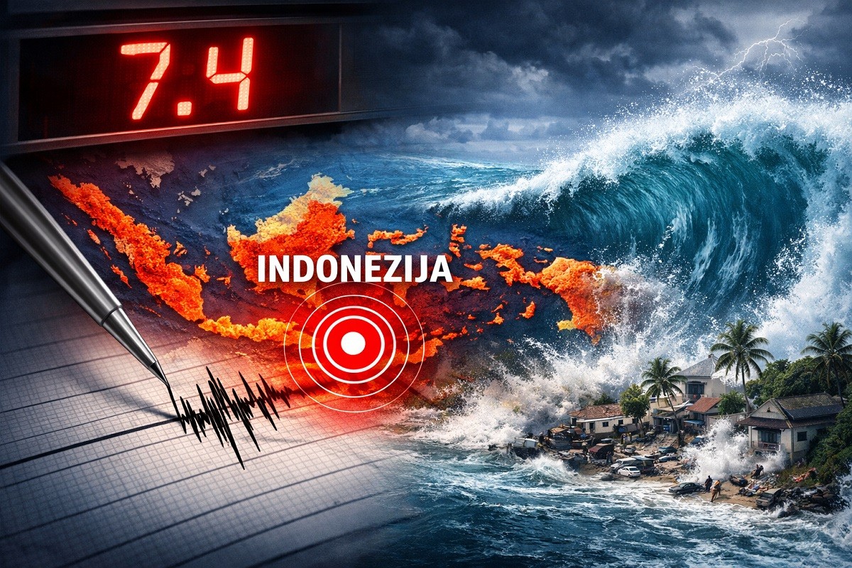 Zemljotres 7.4 uzdrmao Indoneziju, jedna osoba poginula