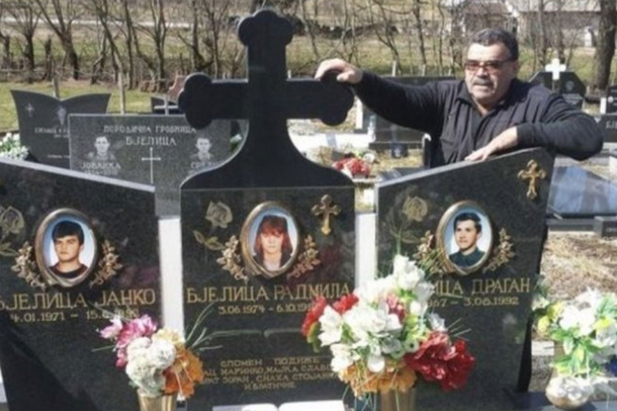 Danas sahrana Marinka Bjelice, oca troje poginulih boraca VRS