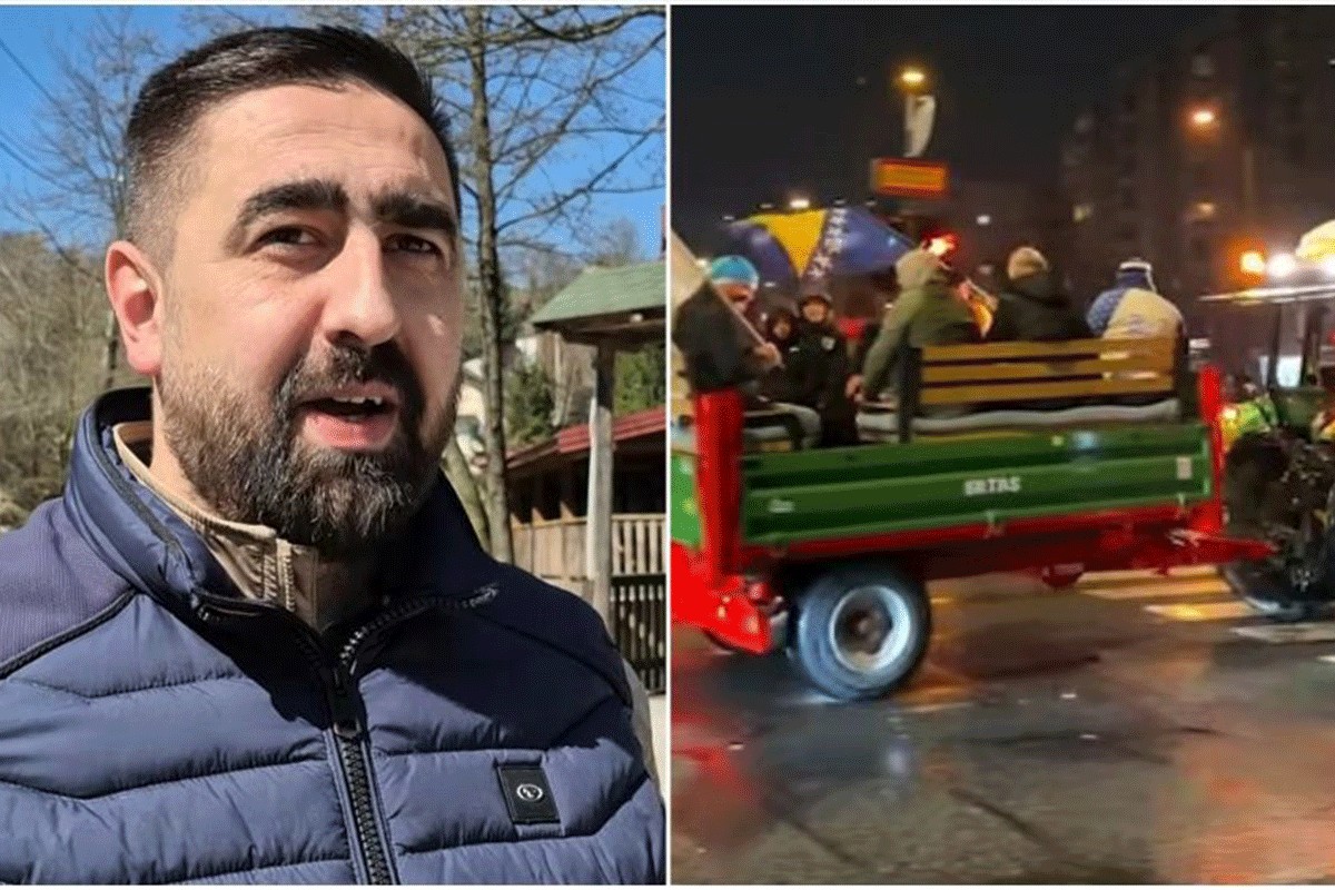 Traktor usred slavlja u Sarajevu: Hit snimak koji je zapalio društvene mreže (VIDEO)