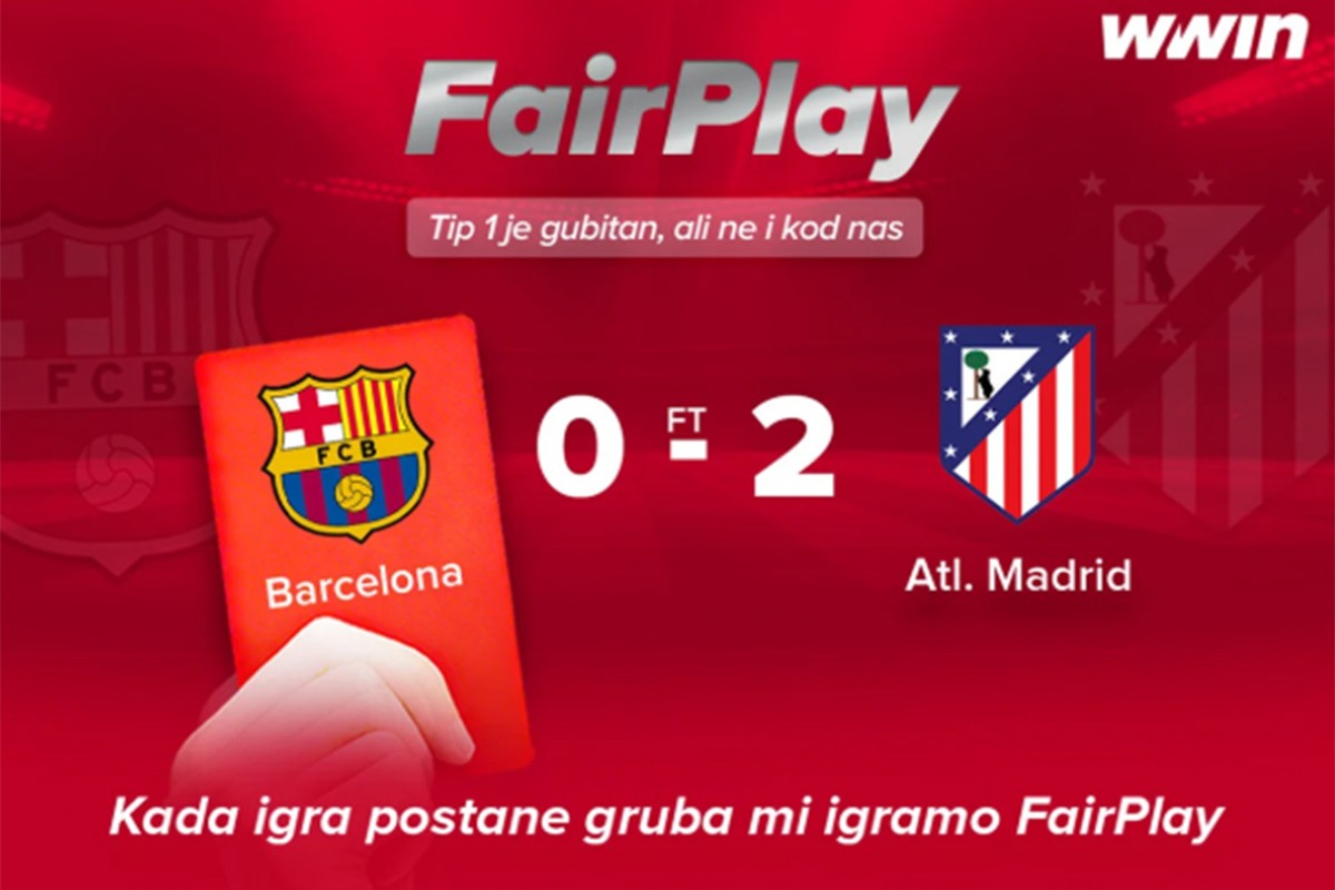 Crveni karton prelomio utakmicu – ali ne i tiket: FairPlay kvota 1 na djelu
