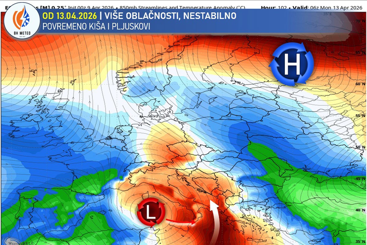 U  BiH stiže  "prljava kiša"