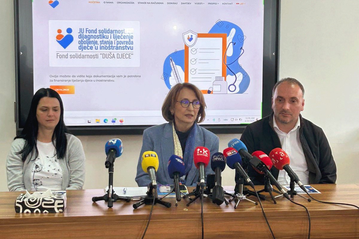 Od početka godine liječenje 85 djece finansirano iz Fonda solidarnosti
