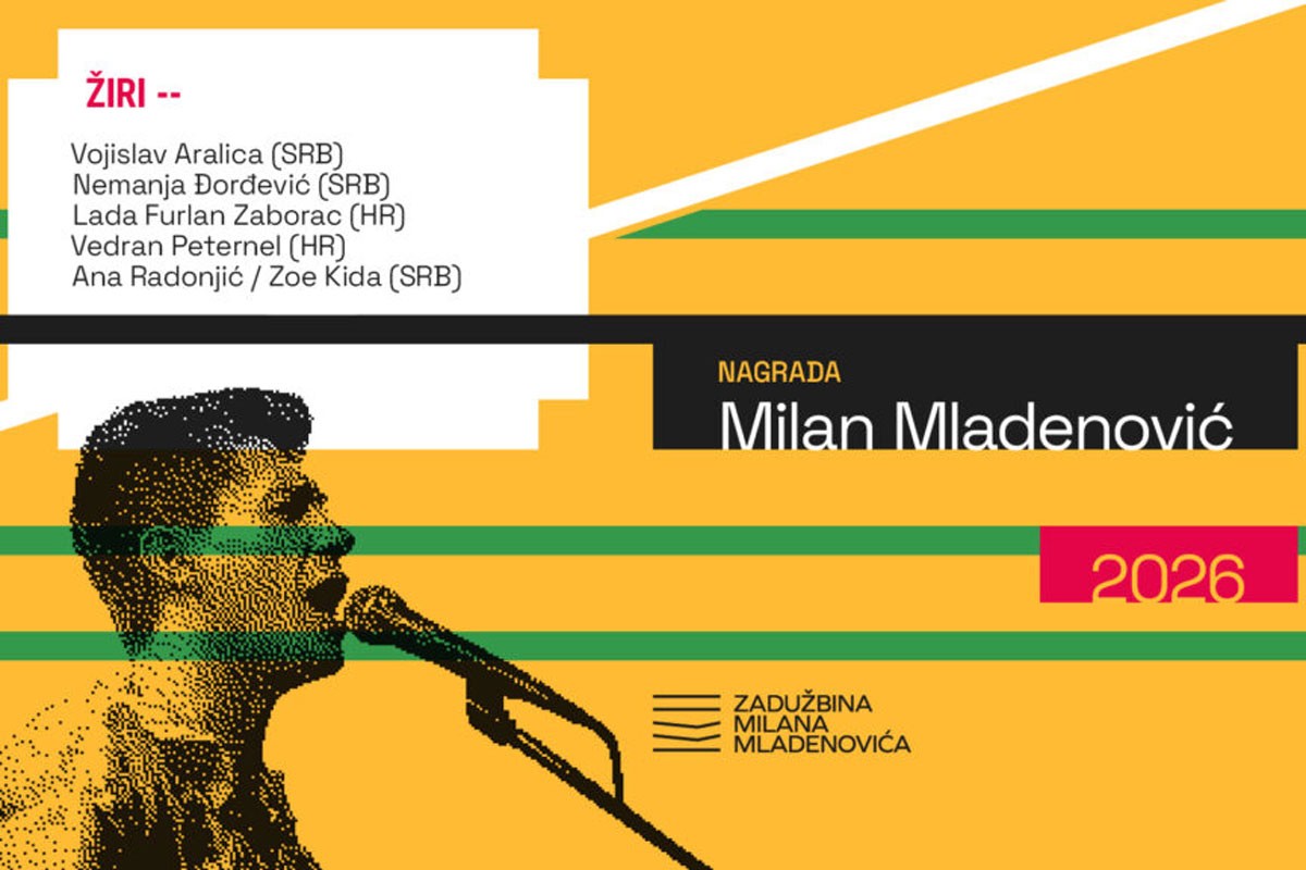 Predstavljen žiri koji odlučuje o nagradi "Milan Mladenović 2026"