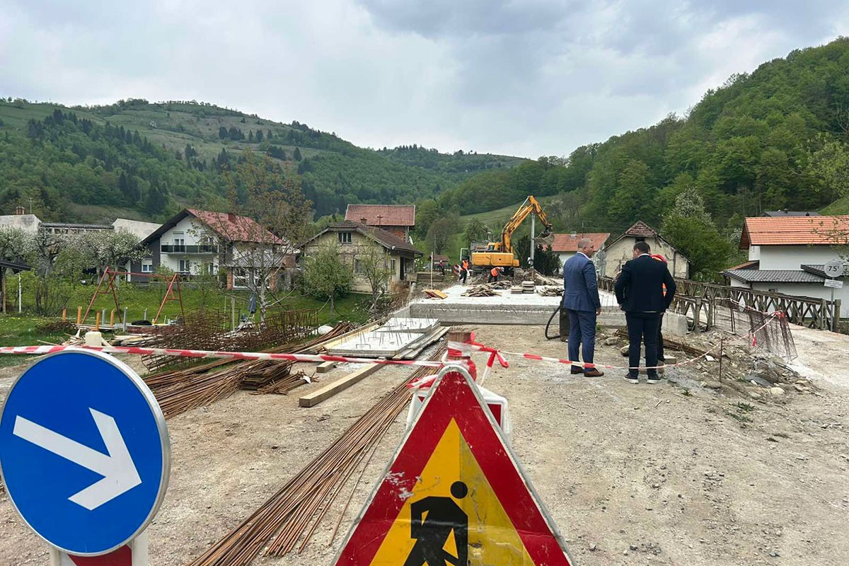 Mještani zadovoljni: Izgradnja mosta "Šiprage 2" u punom jeku