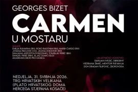Mostar 31. maja domaćin opere Karmen na otvorenom