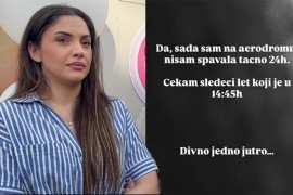 Nadica Ademov zarobljena na aerodromu 24 sata
