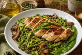 Piletina sa pesto pastom i povrćem