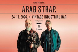 Škotski duo Arab Strap premijerno u Zagrebu