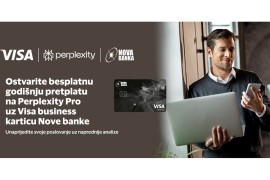 Uz karticu Nove banke korisnici dobijaju besplatnu Perplexity Pro ...