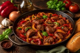 Savršena kombinacija: Kobasica, paprika i luk