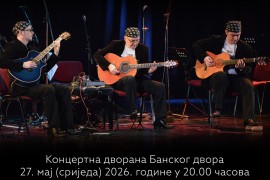 Trio "Balkanske žice" 27. maja u Banskom dvoru