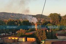 Požar u Banjaluci, vatrogasci na terenu