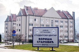Reagovanje Studentskog centra "Boriša Starović" Foča
