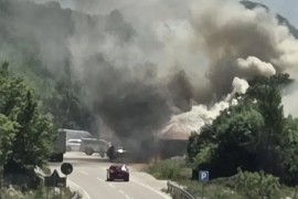 Izgorjela pečenjara poznatog restorana u Crnoj Gori