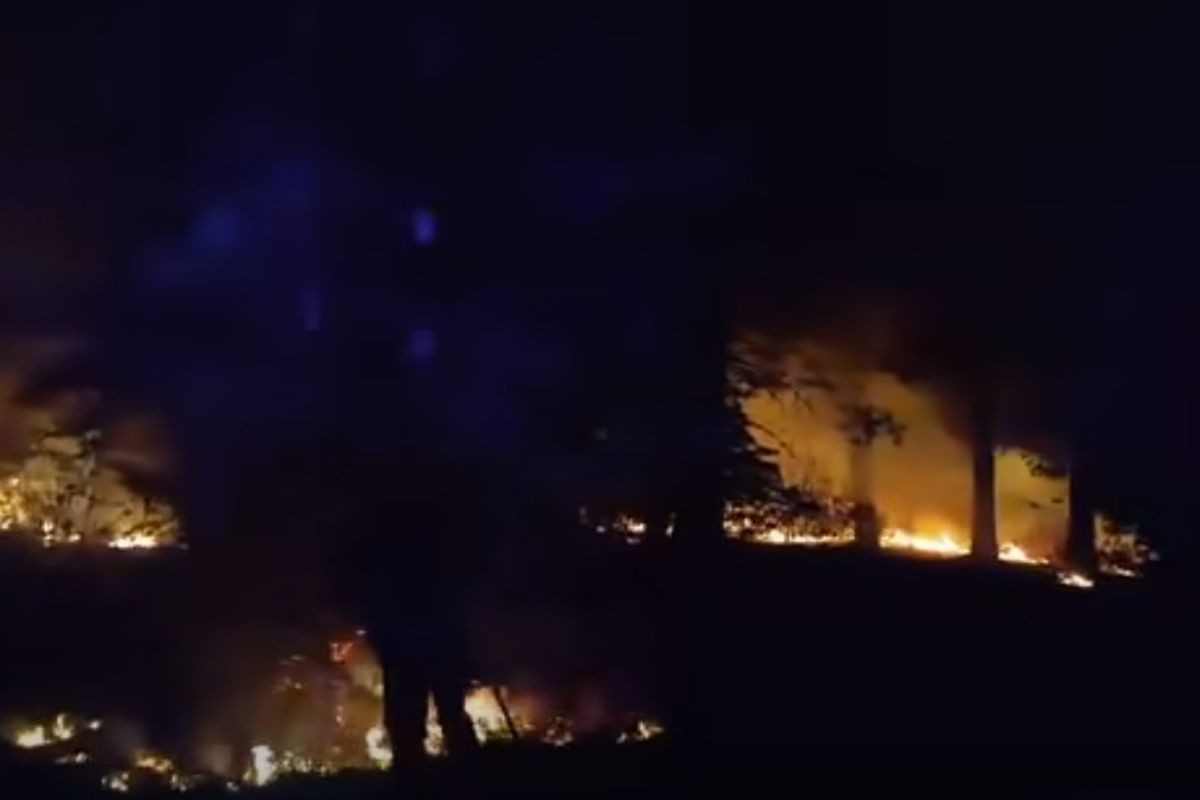 Prvi maj završio požarom: Vatrogasci gasili vatru na Ublima (VIDEO)
