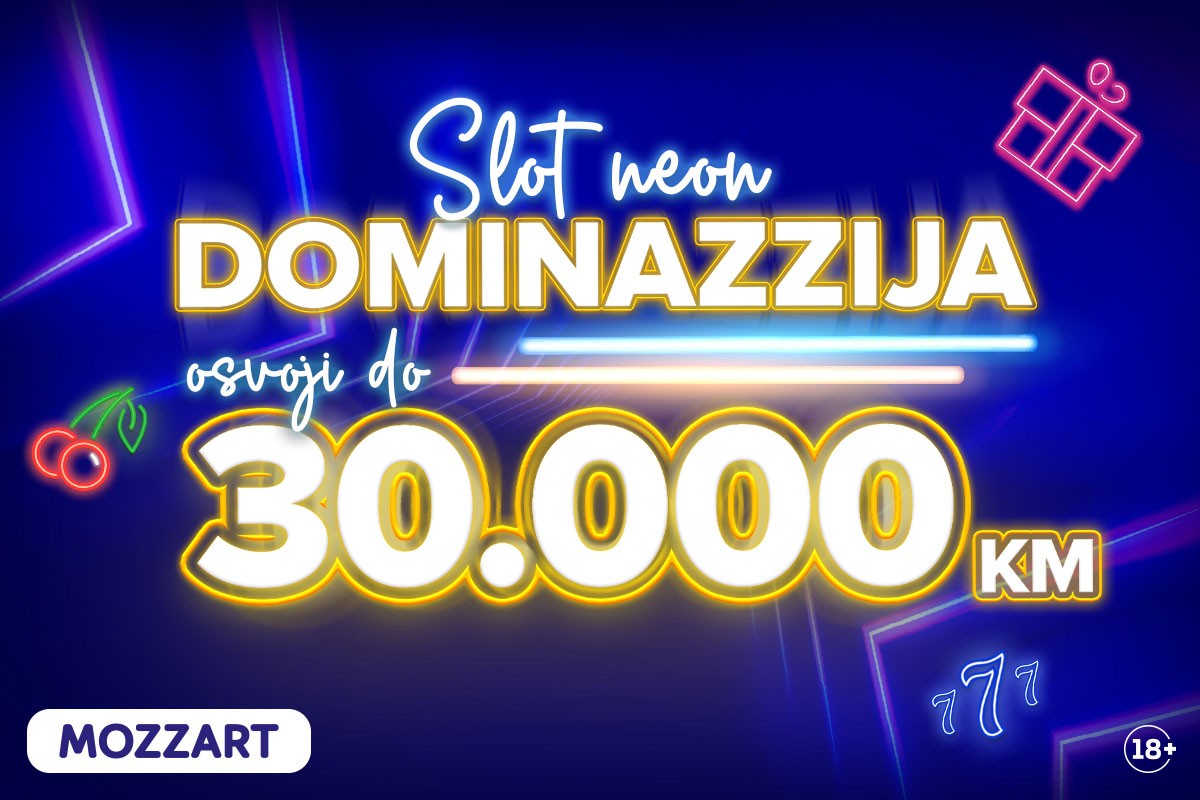 Neon Dominazzija trese Mozzart: 30 dana, 30.000 KM i izazovi koji se ne propuštaju!