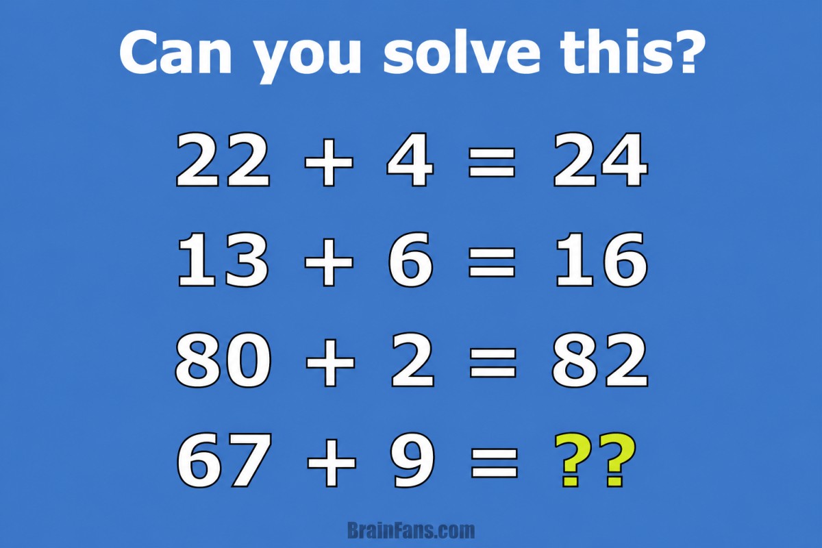 Viralna matematička mozgalica: Možete li naći skriveni broj?