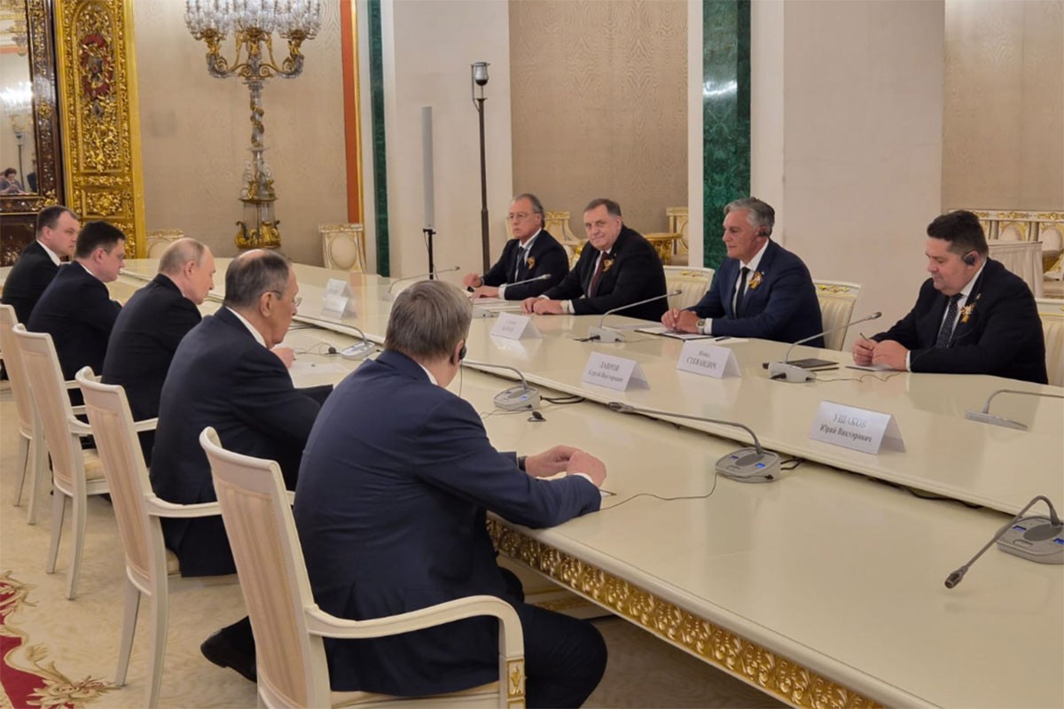 Delegacija Republike Srpske kod Vladimira Putina