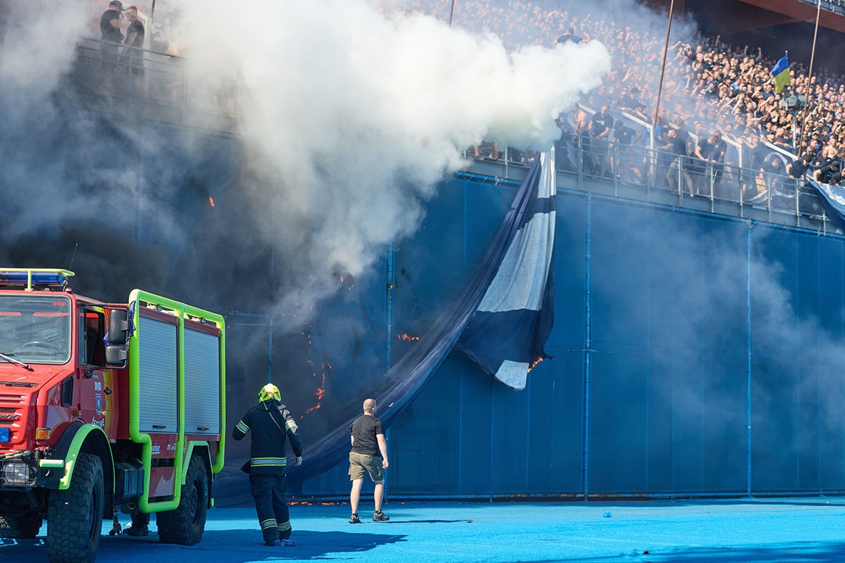 Uhapšeno 46 ljudi na derbiju Dinamo-Hajduk