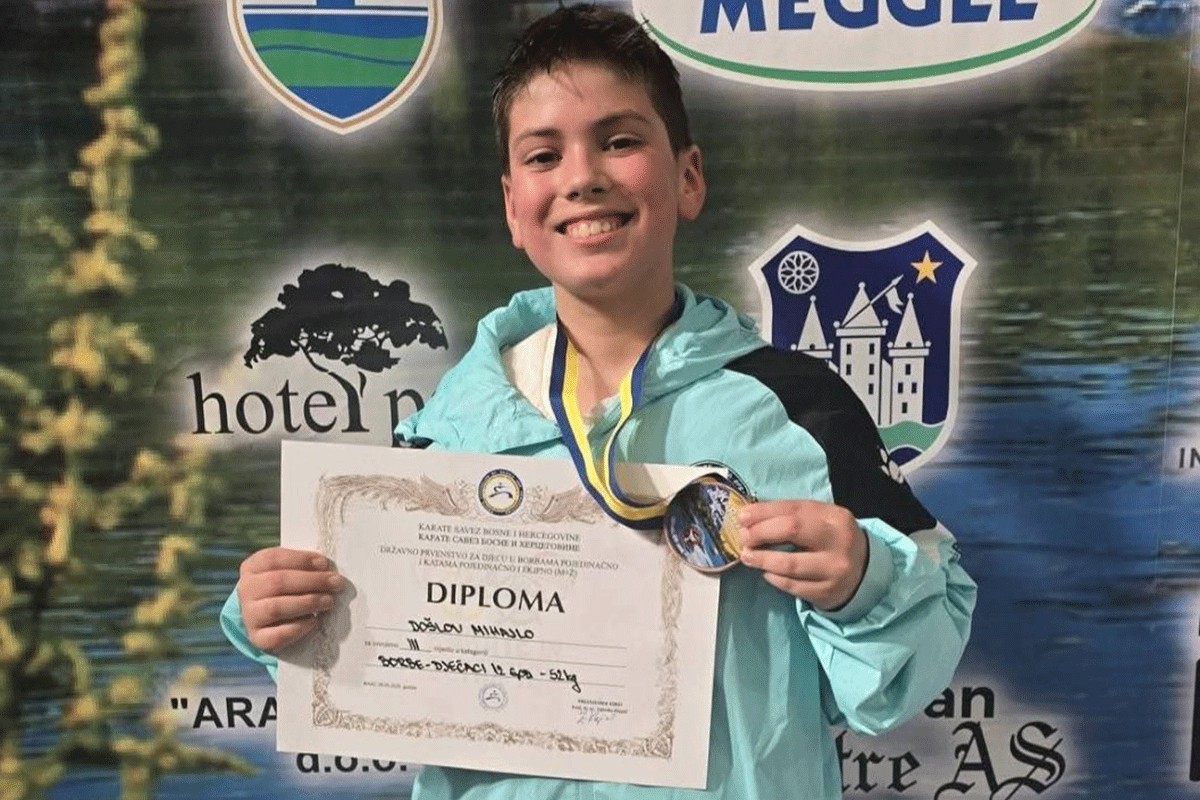Banjalučko čudo od djeteta: Mihajlo Došlov niže medalje i uspjehe