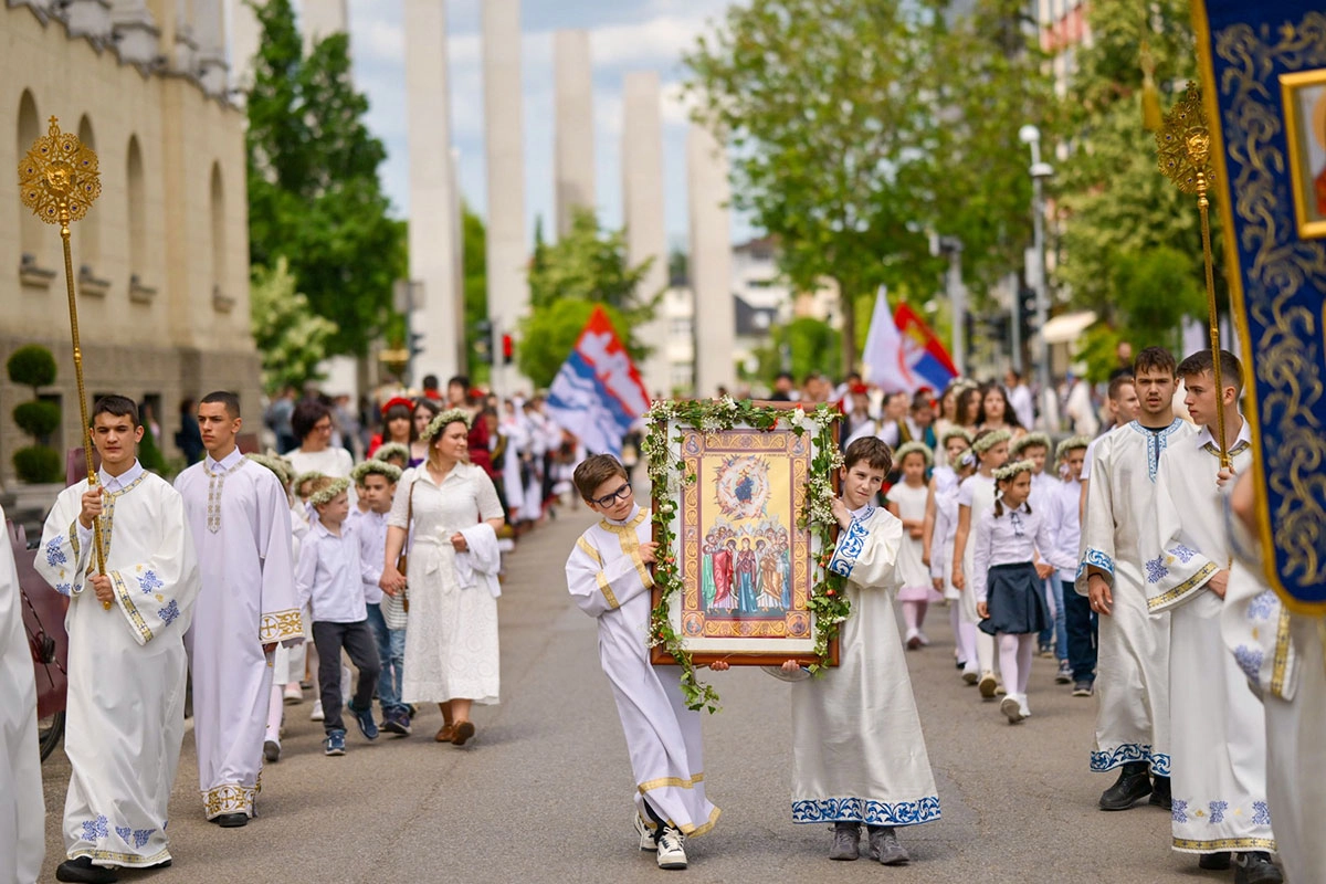 Banjaluka obilježila Spasovdan: Litija ulicama grada okupila veliki broj vjernika