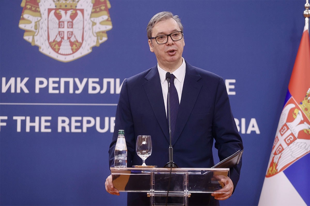 Vučić o skupu: Nije realno okupiti 200.000 ljudi na Slaviji