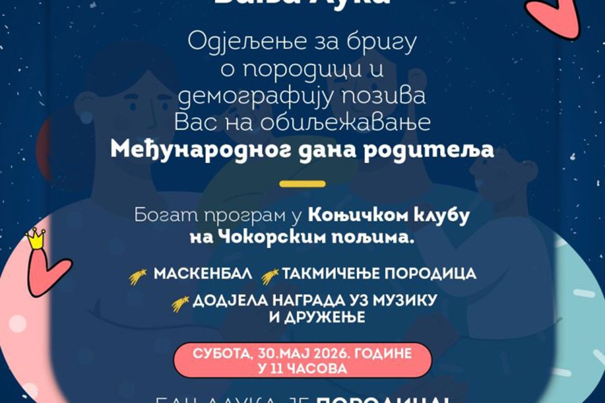 Međunarodni dan roditelja na Čokorskim poljima