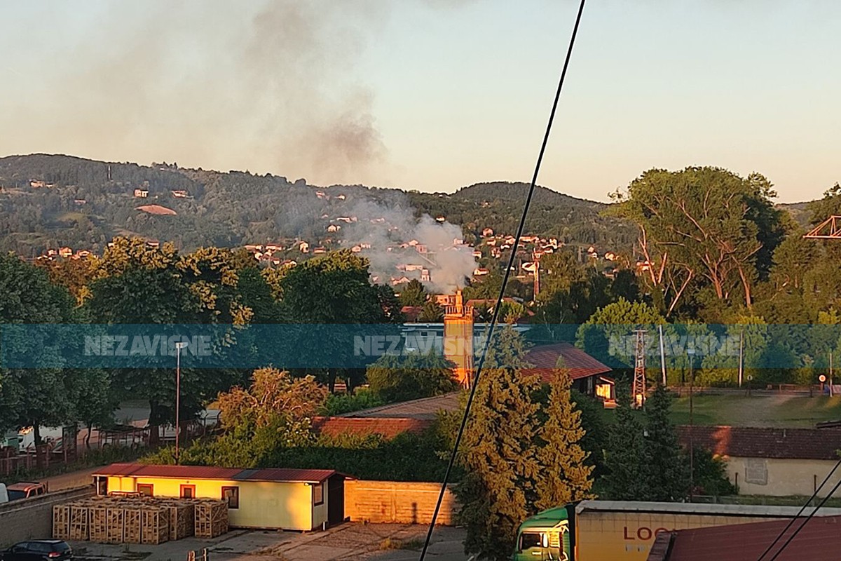 Požar u Banjaluci, vatrogasci na terenu