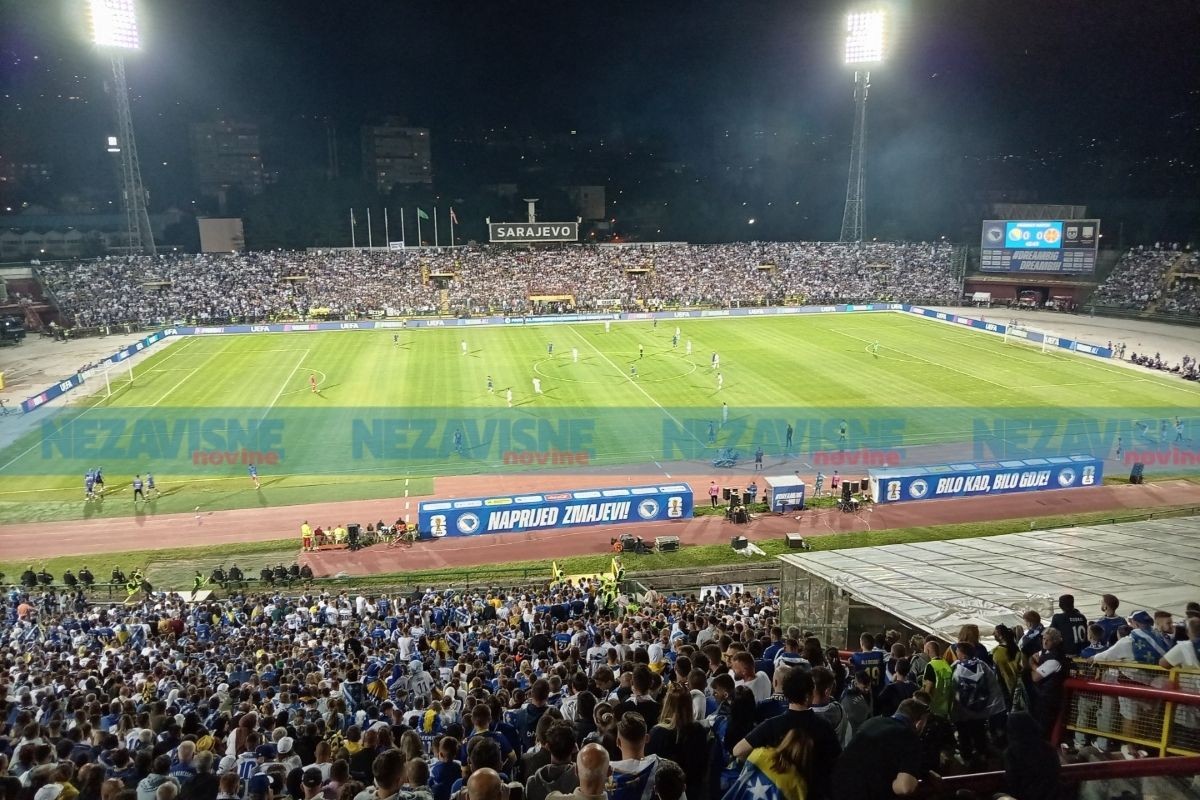 Poluvrijeme na Koševu: Mreže miruju, atmosfera na tribinama sjajna