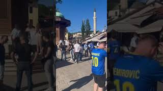 Atmosfera u Sarajevu pred duel BiH i Sjeverne Makedonije
