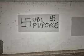 Osvanuo grafit "Ubij Pupovce" na Novom Zagrebu