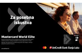 UniCredit u BiH predstavlja Mastercard World Elite karticu – karticu ...
